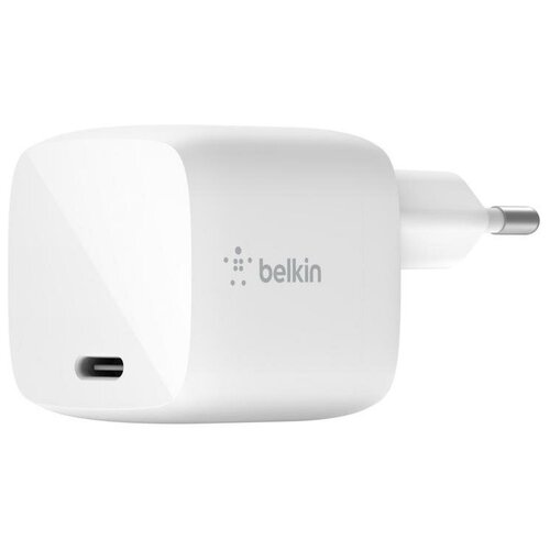 фото Сетевое зарядное устройство belkin 30вт usb- c pd wch001vfwh (white)