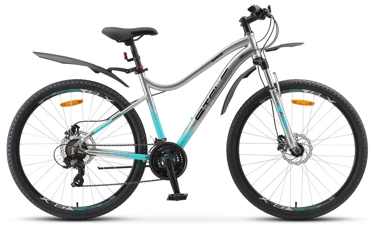 Велосипед горный женский (стелс), Miss-7100 D 27.5" -диаметр колеса, Размер рамы 18" (рекомендуемый рост 163-177см)