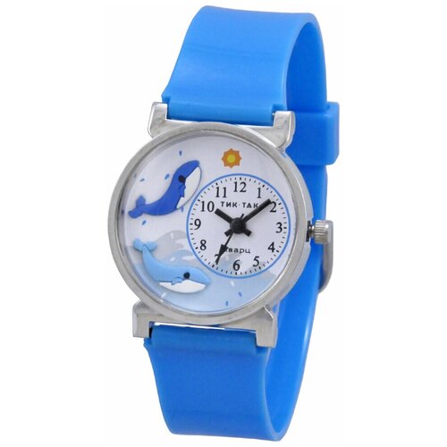 Наручные часы Тик-Так, голубой наручные часы тик так голубой голубой
