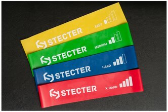 Набор латексных фитнес резинок STECTER MINI BAND