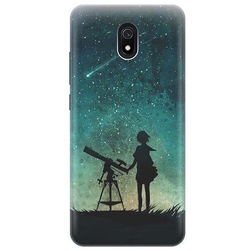 фото Ультратонкий силиконовый чехол-накладка для xiaomi redmi 8a с принтом "загадай желание" gosso