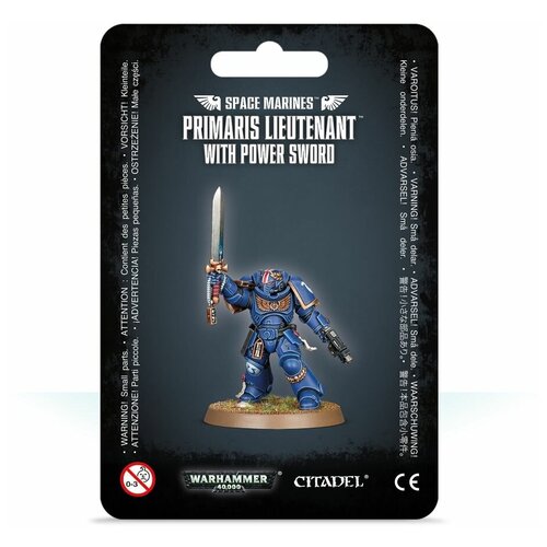 Warhammer 40,000. Space Marines Primaris Lieutenant with Power Sword