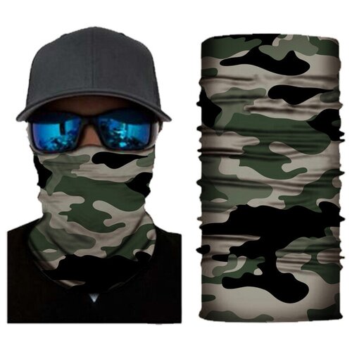 фото Бесшовная бандана-труба, камушляж 11, camouflage, в подарочной упаковке gf 5563