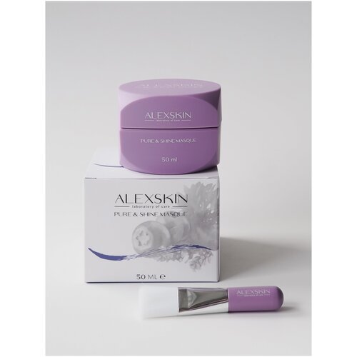 Маска для лица мнгновенное преображение от ALEXSKIN/PURE AND SHINE MASQUE