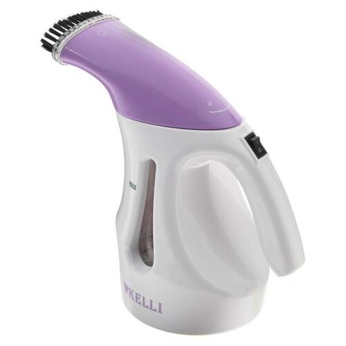 Kelli Отпариватель KELLI KL-312 ручной 1800 Вт 500 мл насадка чайник бело-фиолетовый 350500₽