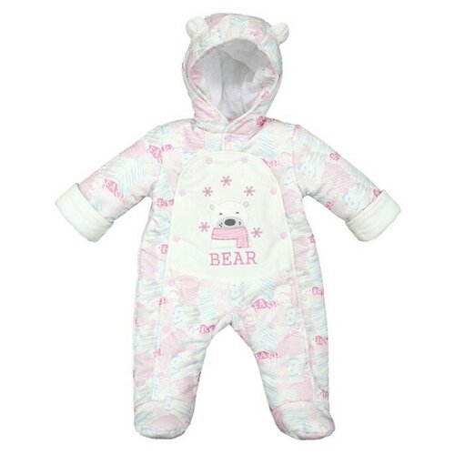 фото Комбинезон для девочки, рост 74 см, цвет розовый нет бренда