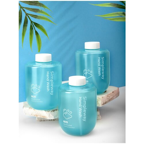 Жидкое мыло Xiaomi Simpleway для дозатора антибактериальное увлажняющее, 300 мл х 3 шт