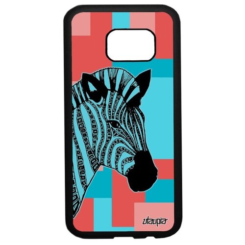 фото Модный чехол на телефон // samsung galaxy s7 // "зебра" лошадь дизайн, utaupia, цветной