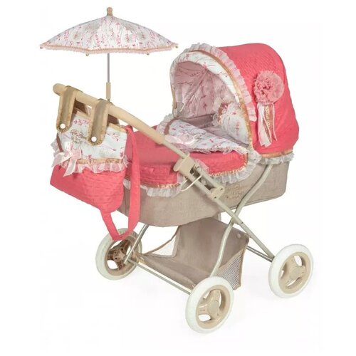 85033 Коляска для куклы с сумкой и зонтиком, серия Мартина, 60 см