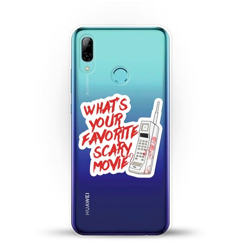 фото Силиконовый чехол scary movie на huawei p smart (2019) andy & paul
