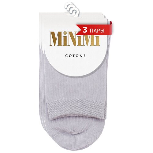 фото Женские носки minimi средние, размер 39-41, серый