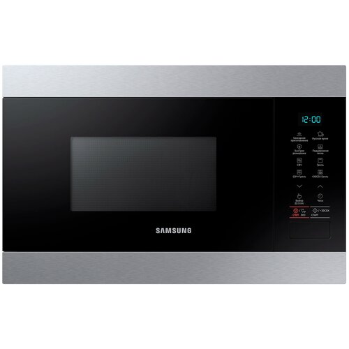 Микроволновая печь встраиваемая Samsung MG22M8074CT, черный/серебристый