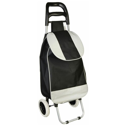 фото Vetta тележка + сумка, до 30кг, 36х26х94см, 28л, брезент, колеса эва d16см, wq-108