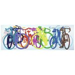 Пазл Heye 1000 деталей: Яркие велосипеды панорама вертикал - изображение