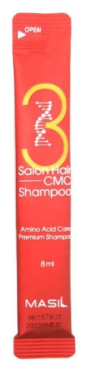 Шампунь для волос MASIL 3 Salon Hair 3 Salon Hair CMC Shampoo 8 мл