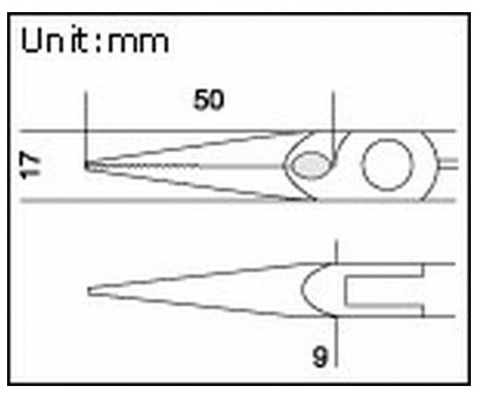 Высоковольтные плоскогубцы с резцом Proskit 1PK-709AS 165 мм