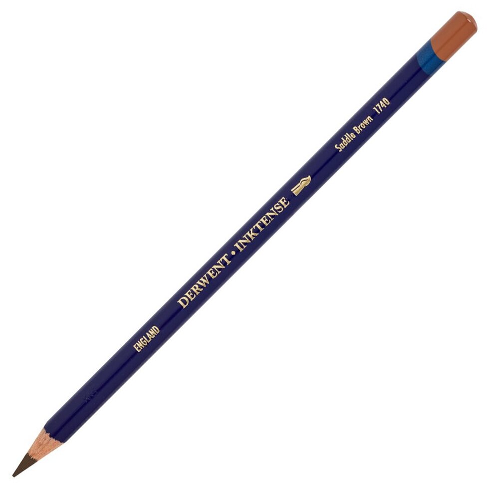 Карандаш чернильный Derwent "Inktense" Коричневый кожаный - фото №1