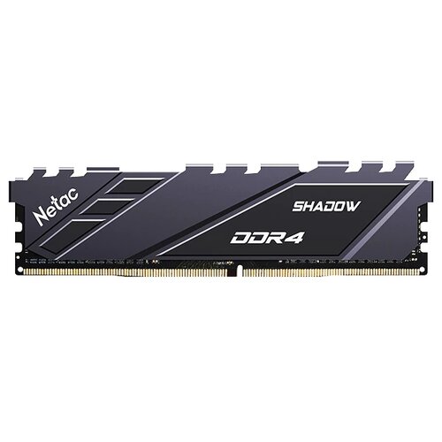Оперативная память Netac Shadow 8 ГБ DDR4 3600 МГц DIMM CL40 Ntsdd4p36sp-08e память ddr4 8gb 3600mhz netac shadow red ntsdd4p36sp 08r