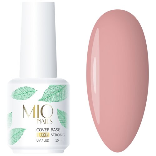 MIO Nails Базовое покрытие Cover Base Strong Luxe, 02, 15 мл, 15 г nik nails камуфлирующая база для ногтей rubber base milk 02 15 g