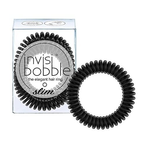 SLIM True Black резинка для волос Invisibobble