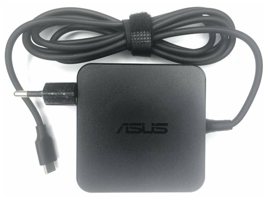 Блок питания (зарядное устройство) для ноутбука Asus ZenBook S13 UX392FA 20V 3.25A (Type-C) 65W Square
