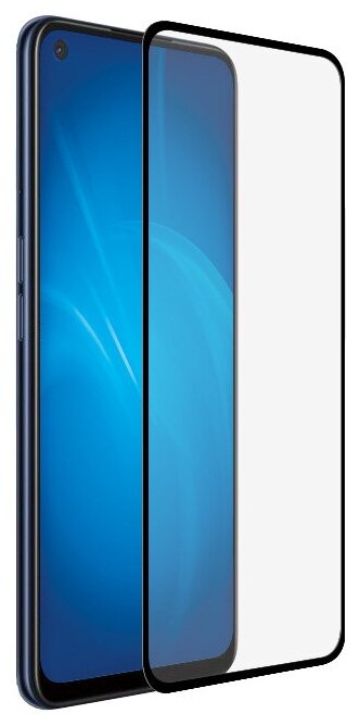 Защитное стекло для экрана DF oColor-15 для Oppo A52/A72, 1 шт, черный [df ] - фото №1