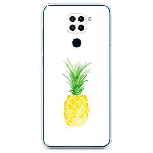 фото Силиконовый чехол "нарисованный ананас" на xiaomi redmi 10x 4g / сяоми редми 10x 4g case place