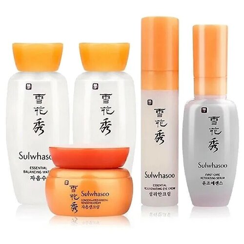 Набор миниатюр из 5 средств для увлажнения и питания кожи лица Sulwhasoo Basic Kit (5 items)