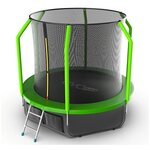 Каркасный батут EVO Jump Cosmo 8FT с нижней сетью 244х244х210 см - изображение