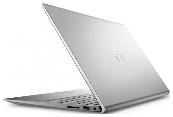 Ноутбук Dell Inspiron 5515-9174 AMD Ryzen 7 5700U 18 GHz - 43 GHz 16384 Mb 156 Full HD 1920x1080 512 Gb SSD DVD нет AMD Radeon Graphics Windows 11 Home серебристый