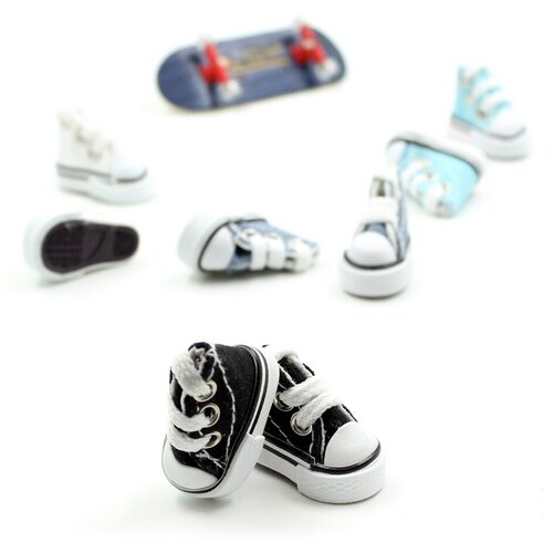 Кеды черные для фингерборда