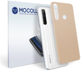 Пленка защитная MOCOLL для задней панели REALME 6/6i Кожа Белая