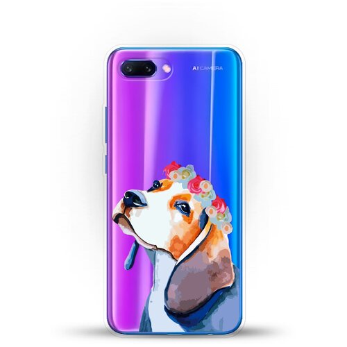 фото Силиконовый чехол бигль на honor 10 andy & paul