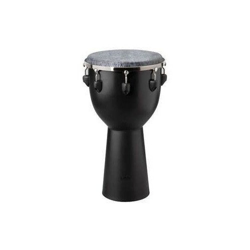 REMO DJ-6012-70 Djembe Apex Djembe 12 X 22 Key-Tuned SKYNDEEP Goat Stripe Black Drumhead Bl