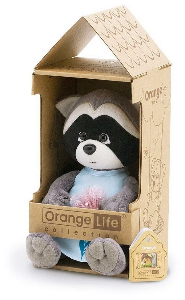 Мягкая игрушка Orange Toys Life Енотик Дэйзи Цветок 15 см OS707/15
