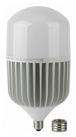 Эра Б0032090 Лампа светодиодная STD LED POWER T160-100W-6500-E27 E40 Е27 Е40 100Вт колокол холодный дневной свет