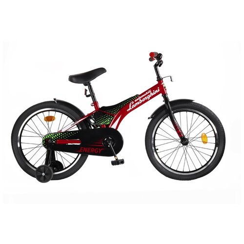 Детский городской велосипед Automobili Lamborghini Energy рама сталь колеса 20 съемные страховочные колеса красный LB-B2-0220RD 878900₽