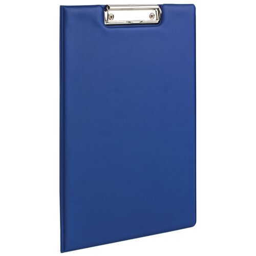 фото Brauberg папка-планшет с верхним прижимом и крышкой, а4 синий