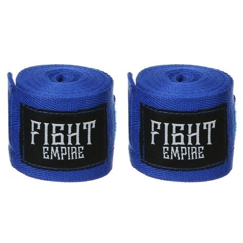 FIGHT EMPIRE Бинт боксёрский FIGHT EMPIRE 3 м, цвет синий бинт боксёрский fight empire 3 м цвет чёрный