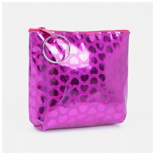 фото Кошелёк на молнии, цвет малиновый нет бренда