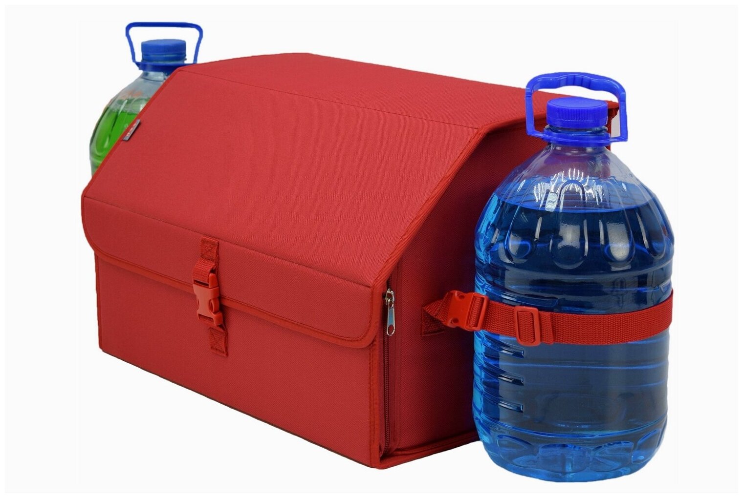 Органайзер-саквояж в багажник "Союз" (размер L). Цвет: красный.