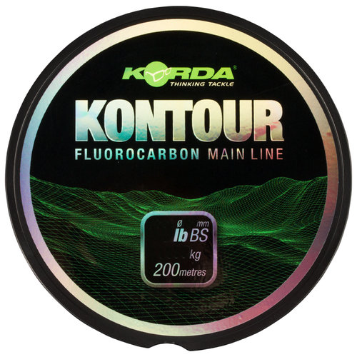 Леска тонущая Korda Kontour Fluorcarbon 15lb леска korda subline brown 0 40мм