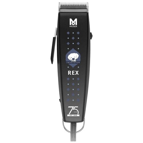 Машинка для стрижки животных MOSER Rex 75 Years 1230-0070, черный