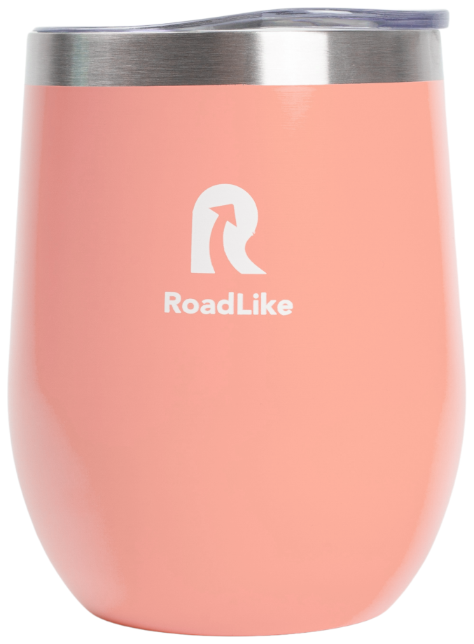 Термокружка RoadLike Mug 350мл, коралл - фотография № 6