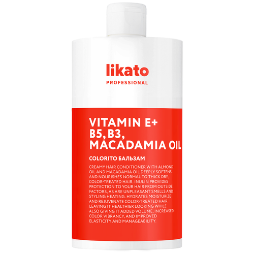 Купить Likato Professional/ Бальзам COLORITO для окрашенных волос. С УФ фильтром. 750 мл.