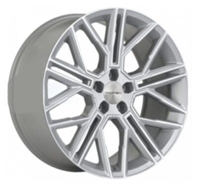 Диск колесный Khomen Wheels KHW2101 9.5x21/5x120 D72.6 ET49 Brilliant Silver FP