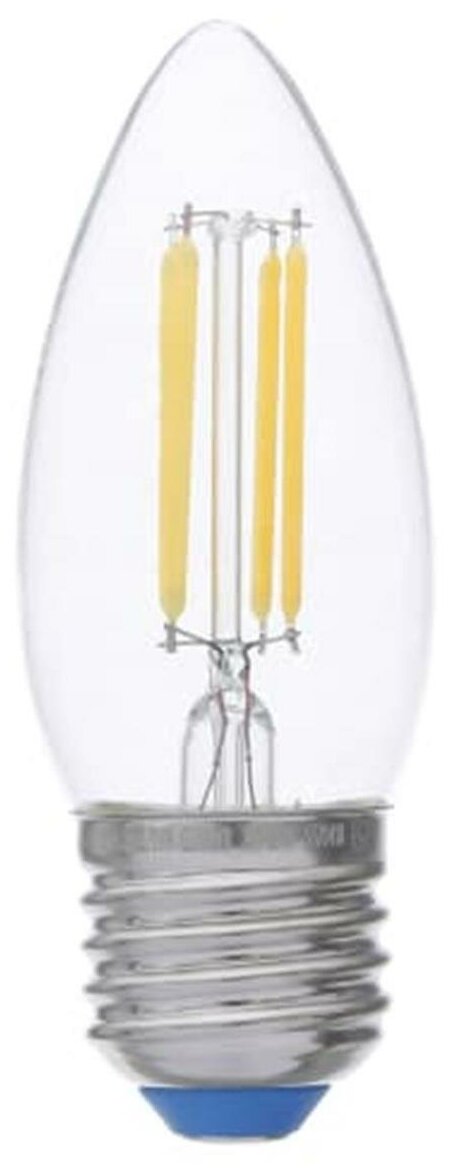 Светодиодная лампа филаментная Airdim форма свеча E27 5 Вт 500 Лм свет холодный