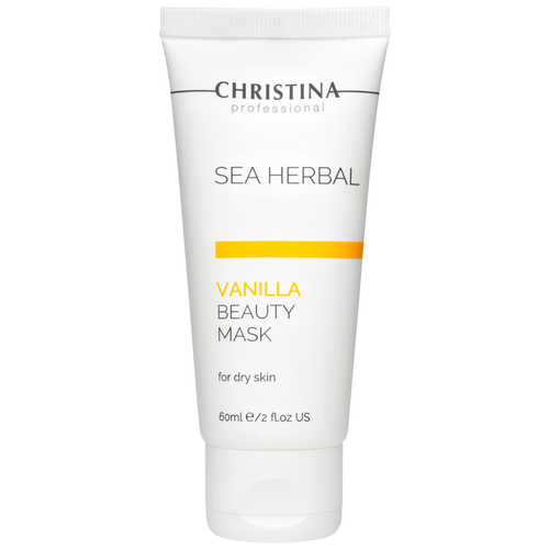 Christina Sea Herbal маска красоты Ваниль, 60 г, 60 мл маска christina sea herbal beauty mask vanilla for dry skin д сухой кожи ваниль 60 мл