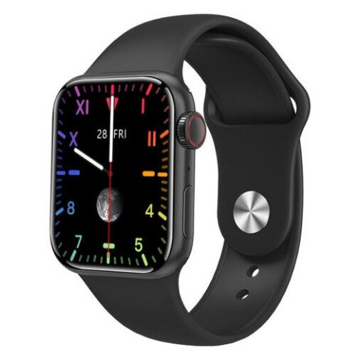 Умные часы Смарт-часы M16 Plus Smart watch M16 с активным колесиком и боковой кнопкой 44mm Черный 186400₽