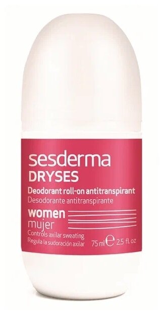 SesDerma Дезодорант-антиперспирант Dryses, ролик, 75 мл, 75 г, 1 шт.